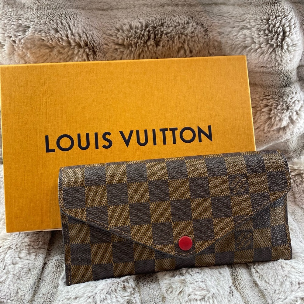 LOUIS VUITTON DAMIER EBENE JOSEPHINE WALLET